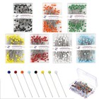 Pack Of 100 Assorted Pearl Head Pins For Dressmaking Crafts Sewing 45mm
