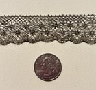 Antique French Fine Golden Metal Lace Trim Sewing 31 Plus Yards