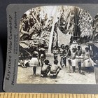 Papuan Village New Guinea Stereoview Keystone View Co  1919 Native Tribes