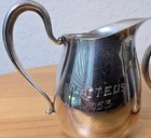 Frank M Whiting Sterling Silver Creamer   Sugar Bowl Set Proteus 1953 1954 2 75
