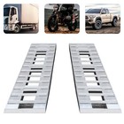 2pcs Trailer Ramps 6800lbs Load Loading For All Your Vehicles Aluminum Silver