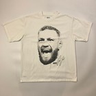 Ufc Shirt Mens L Large White Connor Mcgregor Bif Face Mma Crew Neck Graphic Tee