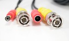 25 Feet Black Pre-made Power Video Cctv Bnc Cable For Security Camera System