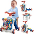 5-in-1 Baby Push Walker Activity Center  Sit To Stand Learning Toy For Infants 1