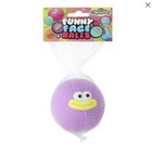 Squishy Funny Faces Balls  Sensory Stress Balls 3-pack Pink purple blue