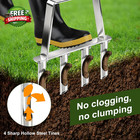 Core Aerator Lawn Tool Manual Lawn Aerator Tool With 4 Hollow Tines Non Clogging