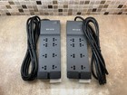 Lot Of 2 Belkin Be108230-12 8-outlet Home office Surge Protector