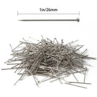500pcs Flat Head Sewing Pins  1 Inch Straight Pins For Fabric  Heavy Duty Sta   