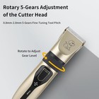 Professional Hair Clippers Trimmer Mens dog   Cat Hair Cutting Machine 4 Combs