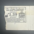 Ozzy Osbourne Bark At The      Moon Ticket Stub  2-9-84  The Arena Stl Motley Crue