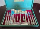 Vintage William Rogers Silverplate Flatware Set In Jubilee Pattern With Chest 