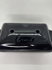 Emile Henry Bread Loaf Baker  9 4  Navy Blue Made In France 