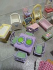 Fisher Price Loving Family Mixed Lot Dollhouse Furniture And Dolls Vtg 90s-00s