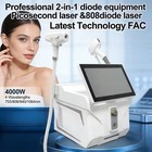 2in1 4000w Diode Pico Laser Ice Painless Hair   Tattoo Removal Salon Machine