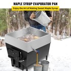 Maple Syrup Boiling Pan 24 x24 x9 5  Sap Evaporator Pan Tig Welded 18ga W valve