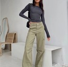 Women   s Long Sleeve Slim Fit T Shirt Crew Neck Casual Stretch Top