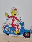 Reddy Kilowatt Metal Sign Electricity Power Company General Electric Electro Sco