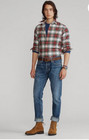 Nwt Polo Ralph Lauren Men s Long Sleeve Oxford Plaid Shirt Slim Fit M Medium