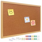 Cork Bulletin Board 24  X 36  With Oak Frame - Wall Office Home School Decor