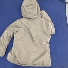 Avalanche Woman   s  Hooded Full Zip Fleece-lined Gray Solid Jacket Xl