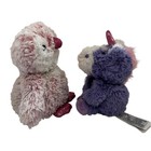 Warmies Plush Bundle 2 Penguin Unicorn Low Scent Microwavable Weighted