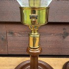 Pair Of Vtg Virginia Metalcrafters Williamsburg Hurricane Candleholders Cw 16-80