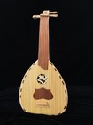 Vintage Moroccan Wooden Oud Instrument Handcrafted Music Lover Collector Decor