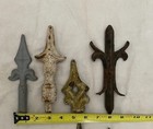 Lot Of Cast Iron Fence Architectural Salvage Finials Toppers Garden Parts