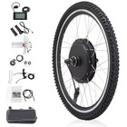 26in Rear Wheel 48v 1500w Electric Bicycle Ebike Conversion Kit Hub Motor Lcd