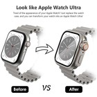For Apple Watch Series 9 8 7 6 5 4 Se 45 44mm Like Ultra Full Case Screen Cover
