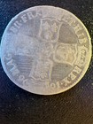 1696 William Iii Half Crown Silver Large Shields   York Mint Mark And Early Harp