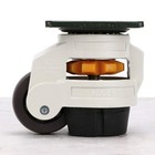 4-pcs Leveling Machine Casters With Nylon Wheel   Rubber Foot retractable Caster
