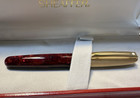 Sheaffer Prelude Compact Bp  Nib  Very Rare  Red burgundy W frosted Gold Usa