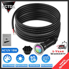 18w 12v 50 Ft Led Rgb 1 5  Pool Light For Pentair Globrite Pentair Intellitouch