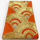 6679  Japanese Vintage Fukuro Obi Belt Kimono Fabric Silk Traditional
