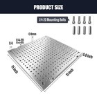Bzbmgmo 15x15x0 8  Mic 6 Aluminum Fixture   Sacrificial Plate  Mini Pallet