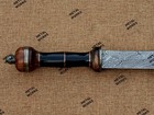 Handmade Damascus Steel Gladiator Sword gladius  roman Sword With Leather Sheath