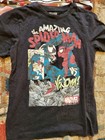 Boys Marvel T-shirt Lot Of 4 Medium Short Sleeve All Spider-man Nice Mix D3