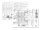 Chance Vought Xf5u-1 40  Wingspan Rc Model Airplane Printed Plans   Templates
