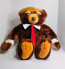 Trumpy Bear 22    Donald Trump Teddy Bear Plush W american Flag Cape In Back Pouch