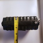 Tumi For Delta Hard Shell Amenity Travel Case Container Black 7x4 5x3 Inches