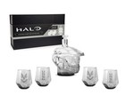 Halo Infinite Master Chief Helmet 6-piece Whiskey Decanter Set With Glasses