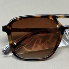 Sojos Retro Aviator Sunglasses Tortoise Frame Brown Lens Sj2202c3  new 