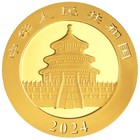 2024 50 Yuan Gold Chinese Panda  999 3g Brilliant Uncirculated