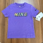 Nike Boys 2 Piece Outfit  3t Purple Tie Dye T-shirt   Shorts Set Summer Nwt