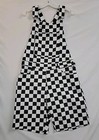 Forever 21 Denim Checker Bib Overalls Mens Large 36  Shorts Skater punk