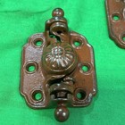 Pair Of Antique Sargent   Co Cast Iron Screen Door Spring Hinges