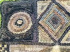 Visions Of Ewe  Antique Runner  Hand Hooked Rug  Wool Sheep 