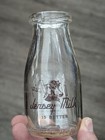 Half Pint Allen Dairy Milk Bottle Caledonia Minnesota Minn Advertising 