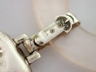 Vtg Web 13 3g Sterling Silver Baby Teether Teething Ring Rattle Mother Of Pearl
